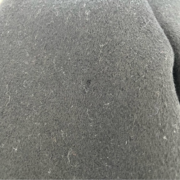 G.J.Hook Classic black wool double breasted overcoat - Picture 13 of 14